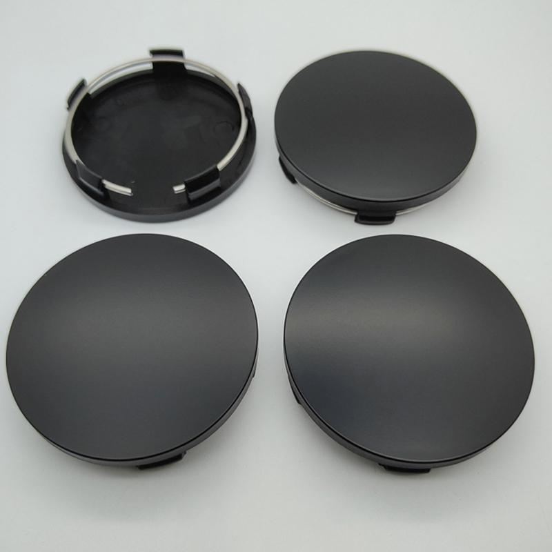 4Pcs/lot 60mm ABS Car Wheel Hub Center Cap Cover Black Silver White Copper Vehicle Rims Dust- proof Cover Hubcaps Hub Center Cover