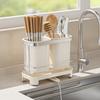 Light Luxury Chopstick Storage Rack Multi-functional Cutlery Drain Stand  Cutlery Storage