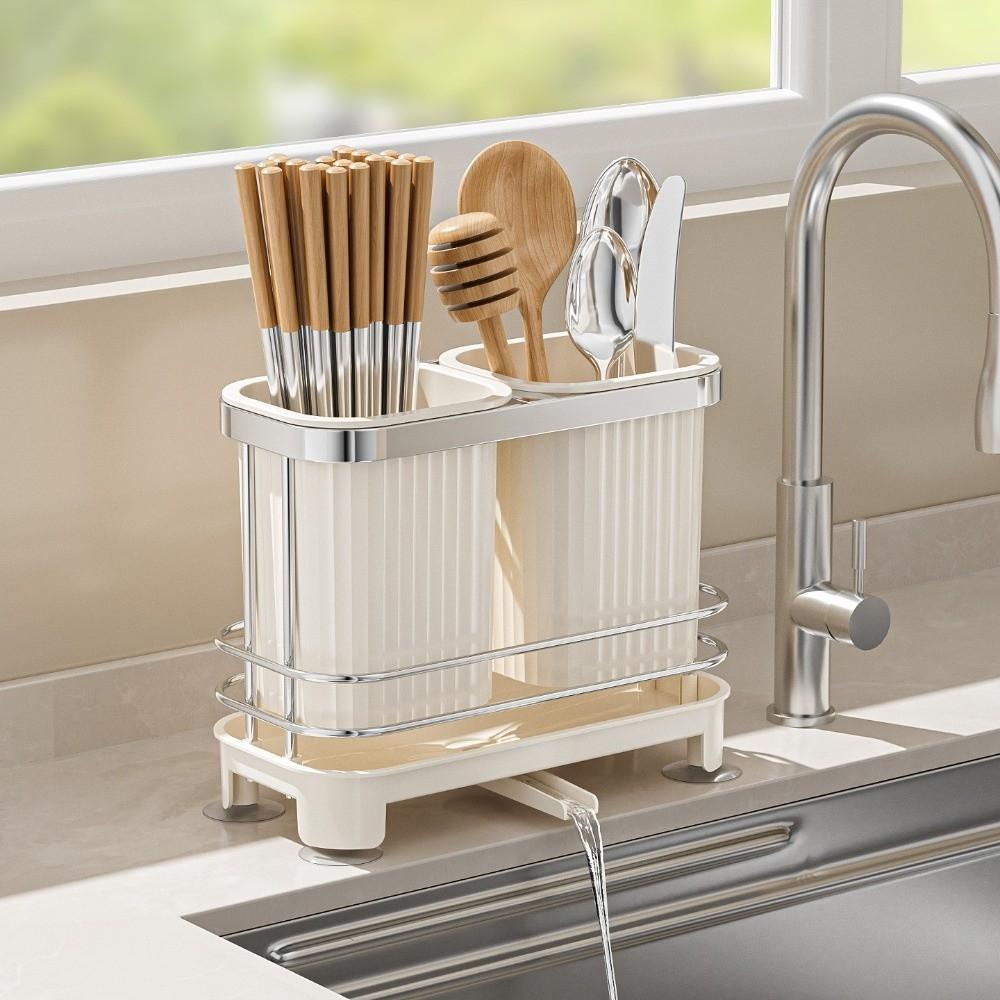 Light Luxury Chopstick Storage Rack Multi-functional Cutlery Drain Stand Cutlery Storage