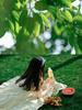 Summer 2025 Women's Petite Seaside Apricot Spaghetti Strap Maxi Dress