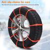 Car tires snow anti-skid chains, plastic cow tendon, thickened SUV , off-road small car tires, universal winter anti-skid strips