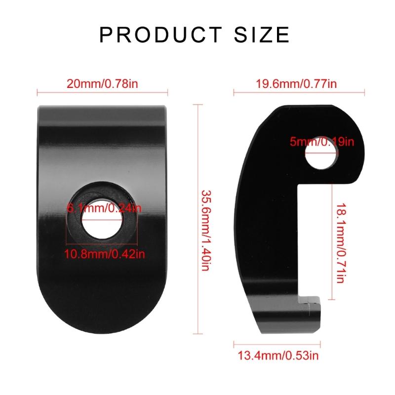 Elektroroller Vorderhaken Gadget Praktischer Haken Aufhängehaken Elektroroller Tasche Haken, Vorderhaken mit Schraubwerkzeugsatz