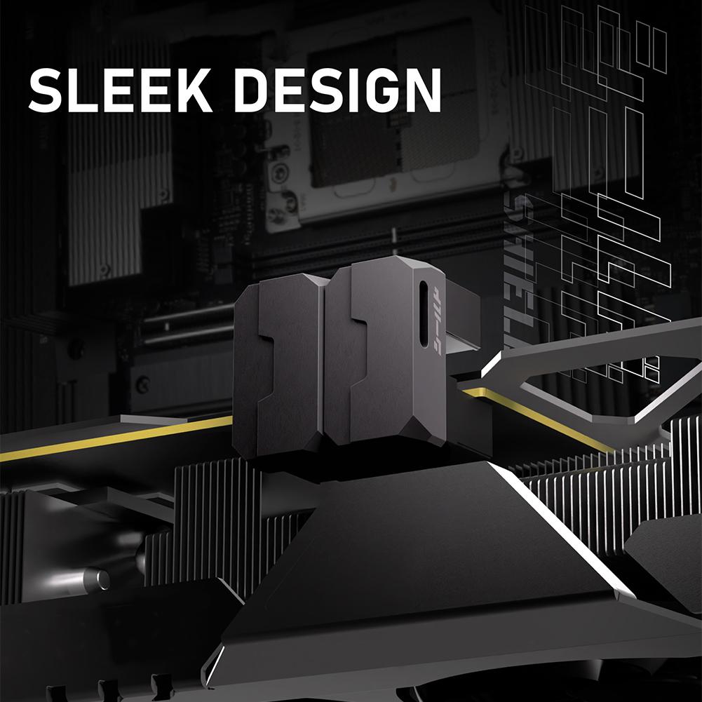 8-Pin PCIe GPU Power Adapter 90-Degree Angled Connector Power Interfaces Steering Head Power Right Angle Elbow Adapter