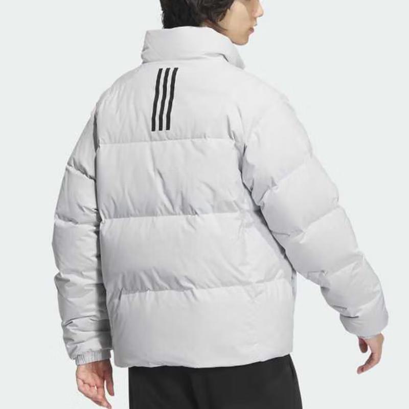 Adidas Comfortable Casual Versatile Long Sleeve Down Jacket Unisex Outerwear Off-White JL9584