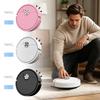 Mini Household Dust Collector Automatic Sweeping Vacuum Cleaner Plastic Material Compact Size Efficient Cleaning Tool for Home Use