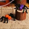 Hair Decoration Halloween Spider Hair Clip Funny Hairball Spider Hairpin  Halloween Party