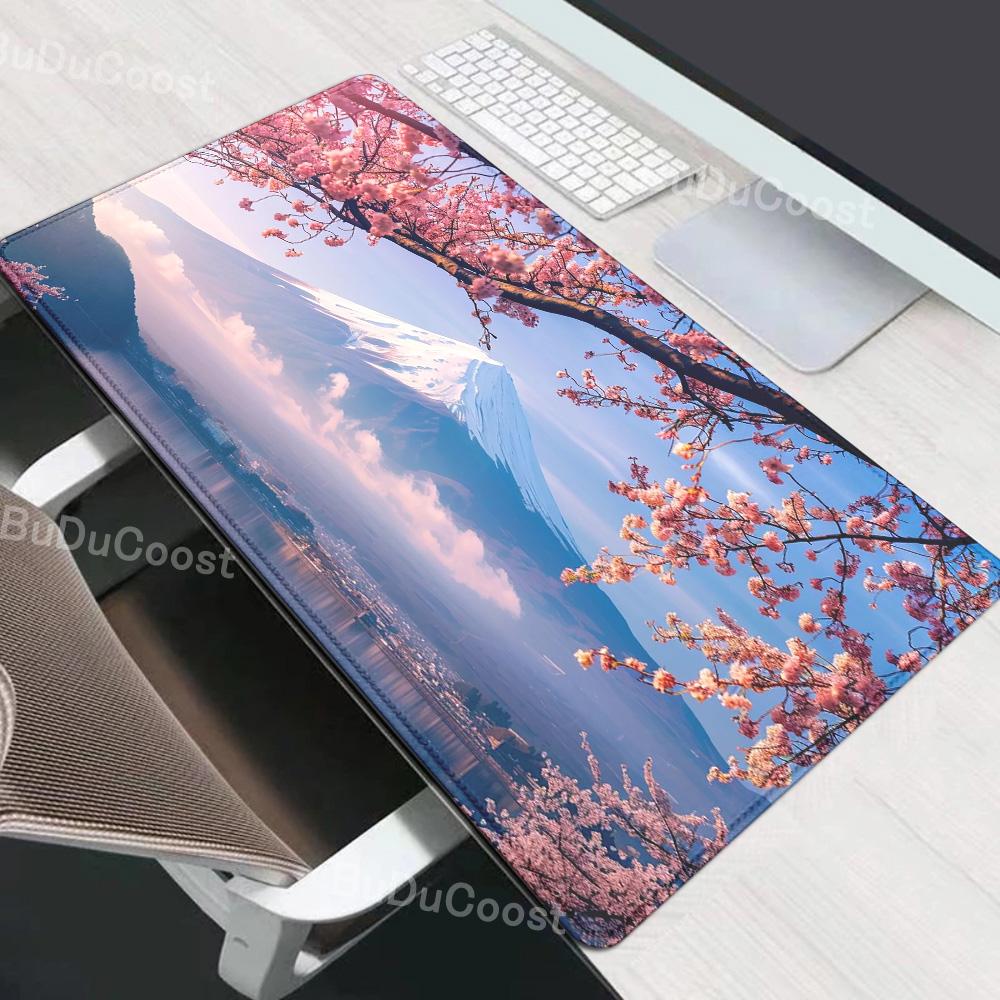mouse pad Gaming Sakura Japanese Cherry Blossom XL Home New HD mousepad XXL Keyboard Pad Non-Slip Office Carpet Laptop Mice Pad