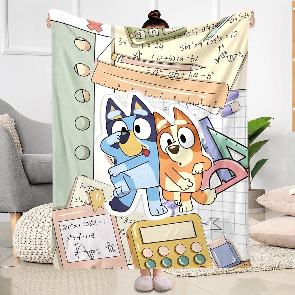 Bluey Bingo's Adventure Blanket Comfortable Great for Office Bedding Livingroom for All Occasions Stylish Decor Ideal Gift For Birthday Valentine'S Da