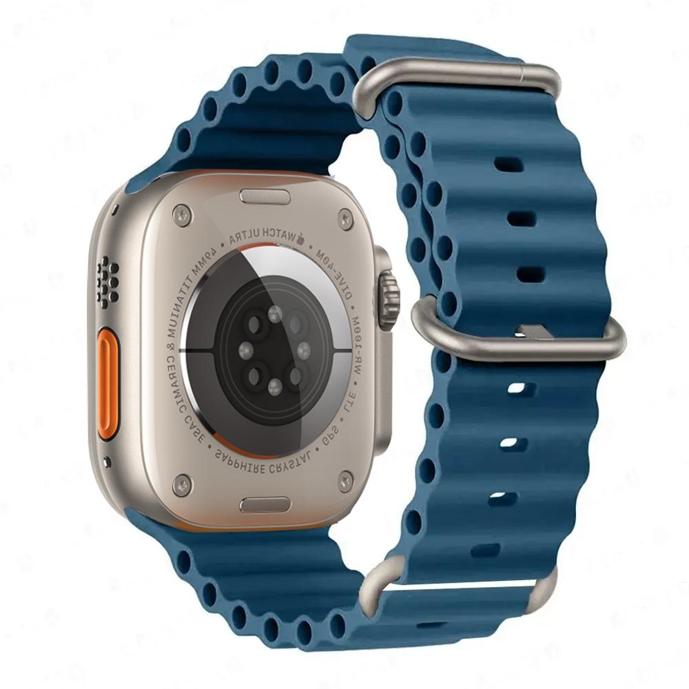 Ocean Band for Watch Ultra 3 Series 11 10 9 7 8 6 SE 49mm 45mm 46mm 42mm 44mm 40 41 Silicone Bracelet Correa iWatch Strap