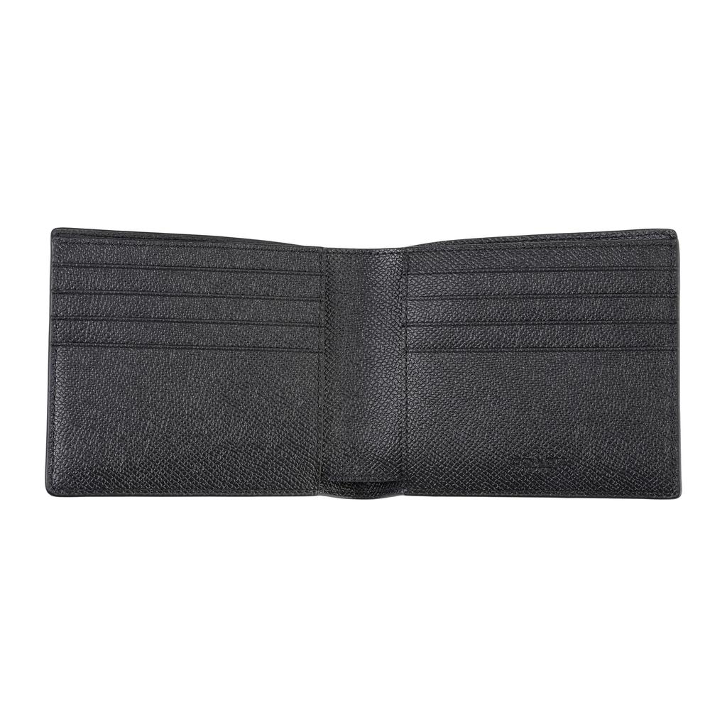 Coach CR899 BLK Bifold Black 3-in-1 Wallet, [Used]