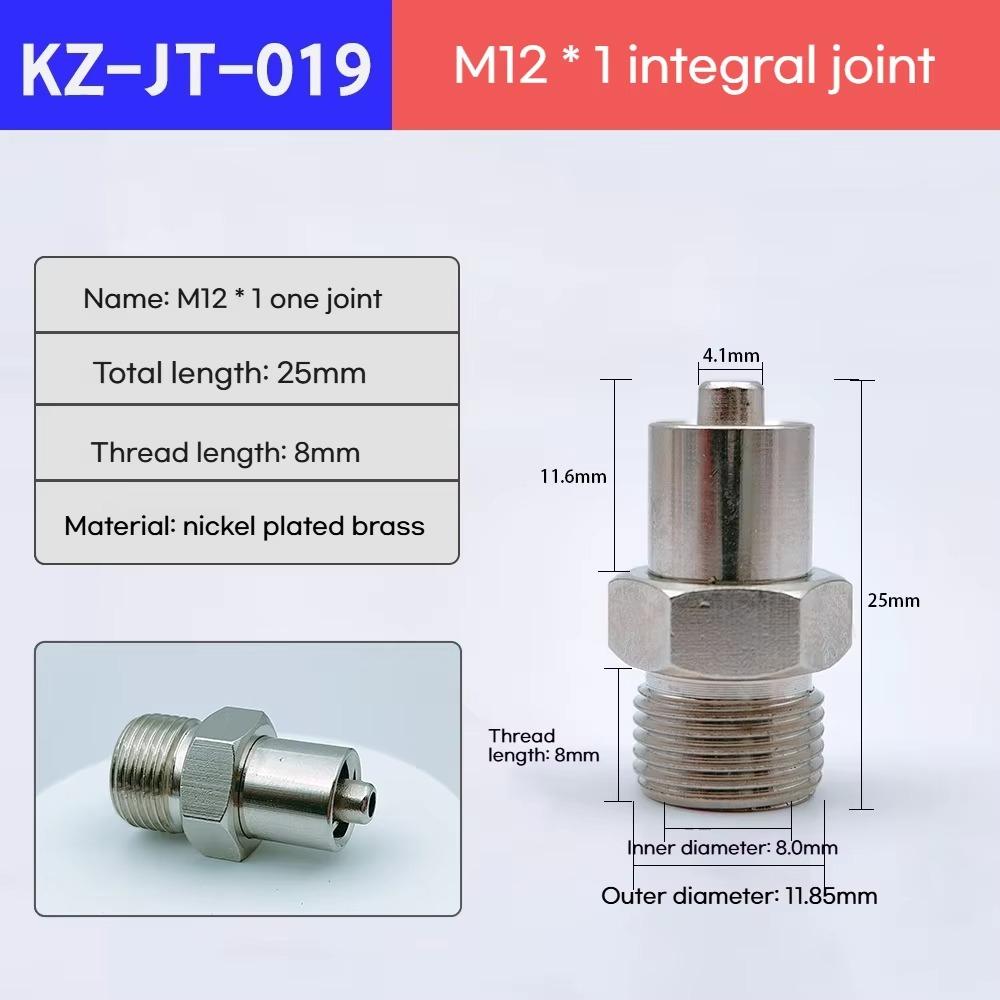 1Pcs G1/8 G1/4 M10*1 M12*1 Dispense Valve Adapter Luer Lock Brass Dispensing Valve Connector Double Screw Automatic
