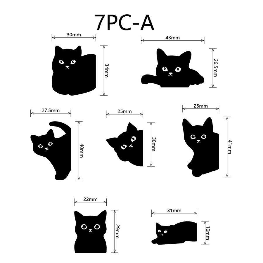 6PCS Kawaii Cat Magnetic Bookmarks - Cute Bookmark Holders for Readers, Students, Teachers & Book Lovers