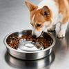 Easy To Wipe Clean Slow Feeder Dog Bowl Low-Height Slow-Feed with
