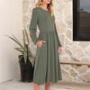 Women's Fashionable Loose Round Neck Dress