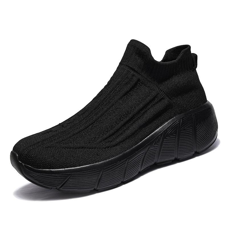 Herren Freizeitsportschuhe neu große Größe High Top dicke Sohle Sneaker Herrenschuhe Mode Laufschuhe um Männer zu vergrößern