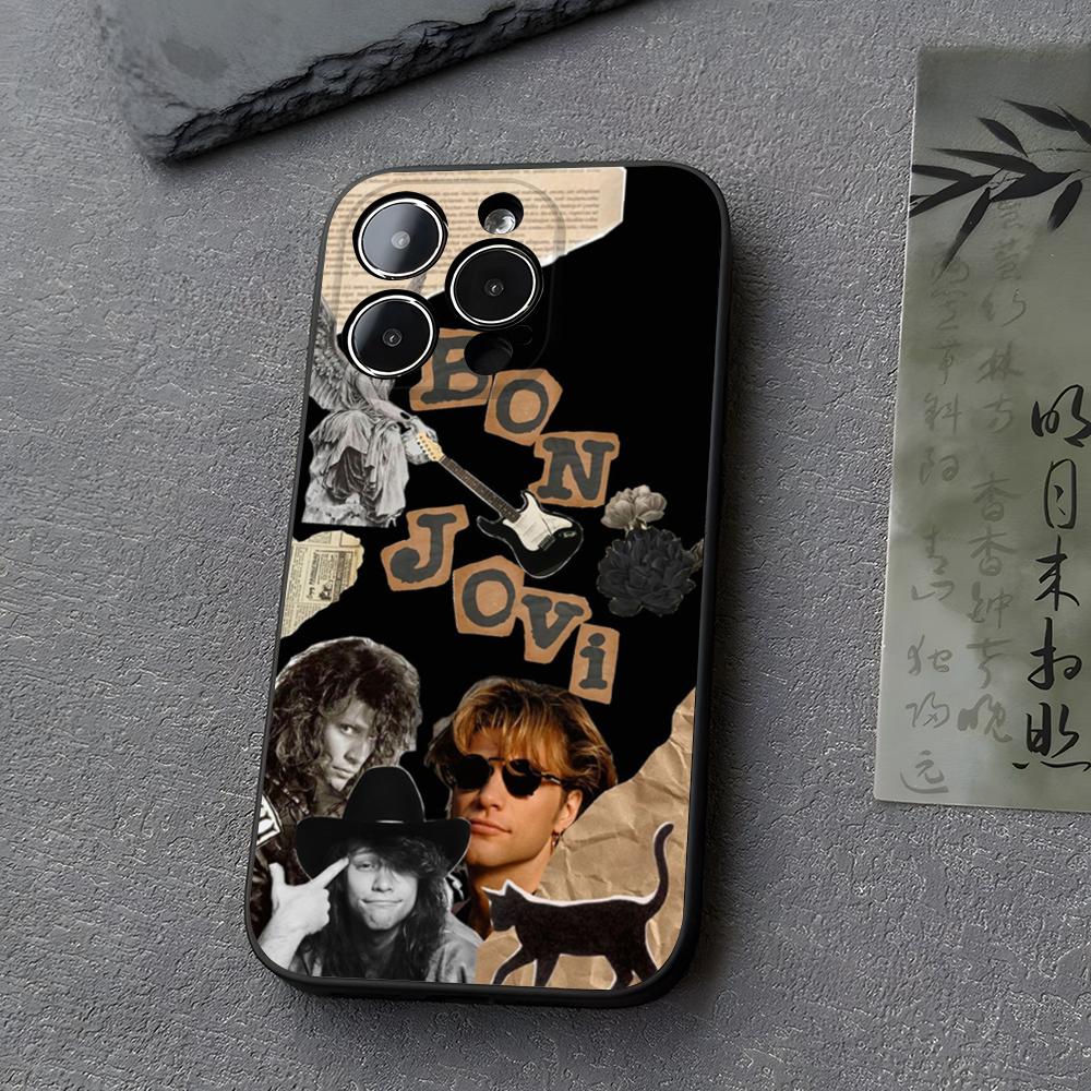 B-BonS JoviS Band Phone Case Funda For Iphone 13 17 16 11 15ProMax 14 12 Pro Xs Max Mini Xr X 7 8 6 6s Plus Covers