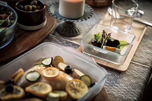 Adelia Cerabake Square Roaster S, Microwave and Oven Safe