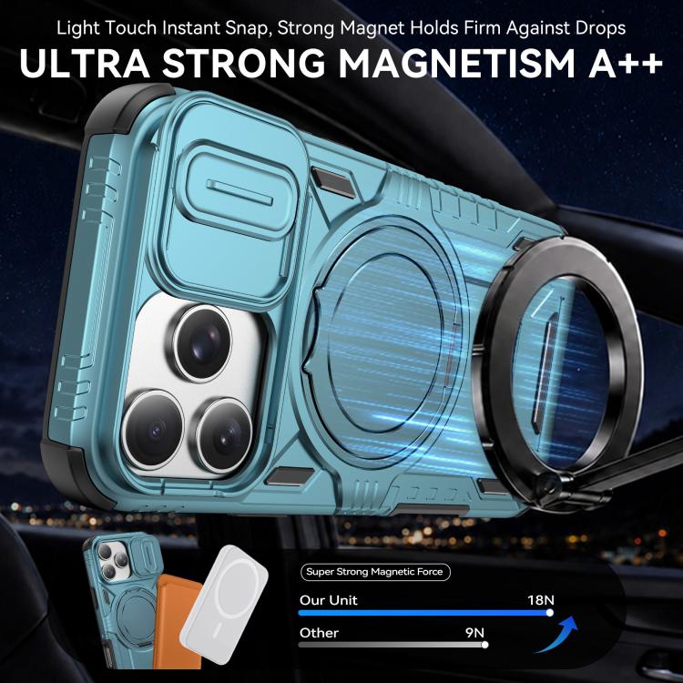 Sliding Camshield Magnetic Rotation Holder Phone Case