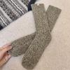 2025 Autumn/Winter Wool Blend Mid-Calf Socks - Nordic & Korean Style, Fair Isle Pattern, Warm.