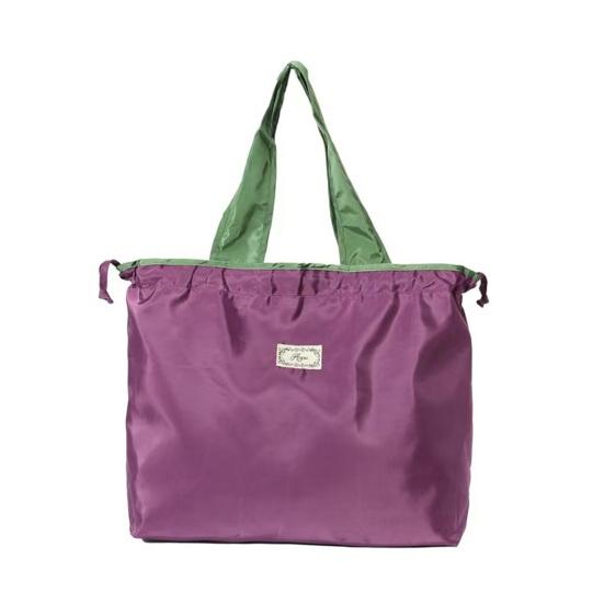 Складная Сумка для Покупок Многоразовая Сумка для Продуктов на Шнурке Экологичная Портативная Сумка-Тоут Моющаяся Нейлоновая Сумка через Плечо для Овощей Фруктов и Мелких Предметов фиолетовый 624₽