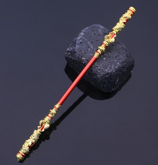 Journey To the West: Sun Wukong, Sun Wukong, Ruyi, Golden Hoop, Alloy Model, Keychain, Zinc Alloy Pendant, 22cm