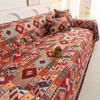 Telo Copridivano Bohemien, Coperta Nazionale Universale, Copridivano Universale per Tutte le Stagioni, Cuscino Copridivano in Tessuto, Misura Grande