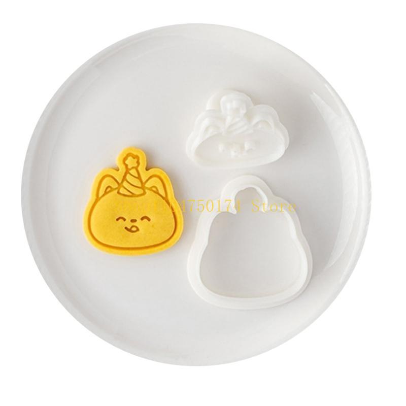 

Biscuit Stamps Plastic Material Animal Cookie Molds for Special Greetings top sale
