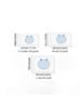 5pcs of highly absorbent pet diaper pads suitable for dogs, disposable leak proof control puppy and kitten training