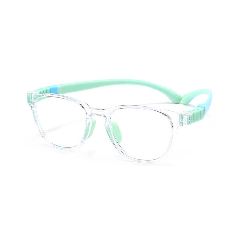 54905 Children Silicone Anti-Blue Light Glasses Flexible Removable Sport Eyeglasses Frame Girls Boys Mobile Phone Glasses