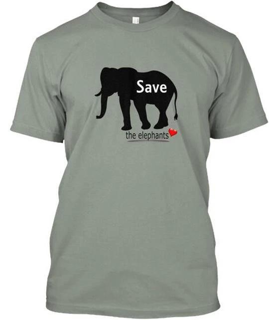 

Save The Elephants Time T shirt Made in the USA Size S to 5XL 4XL