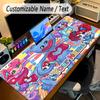 Large Mouse PadPoppy Playtime Custom Name Text Personalized Desk Mat Non Slip Gaming Pad