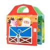 Educational Felt Activity Book for Toddlers Early Learning Toy with Interactive Animal Designs and Multiple Textured Pages for Sensory Development