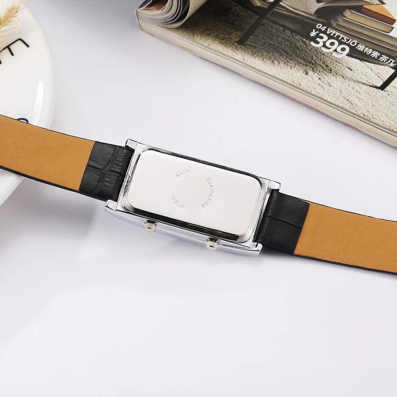 Mode Freizeit Business Dualzeit Duales Zifferblatt Uhren für Mann Frau Paar Uhr Quarzuhren Relogio Feminino Montre