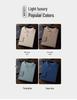 2025 Autumn/Winter Men's Solid Color Cashmere Polo Neck Knitwear, Soft & Fluffy Long Sleeve