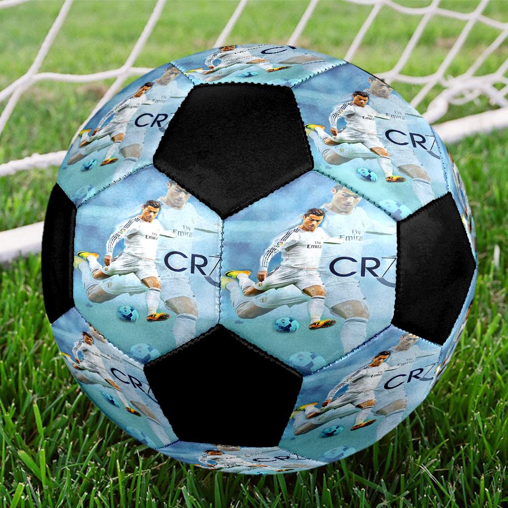 Size 5 Printed Football Resistant Outdoor Training Soccer Ball