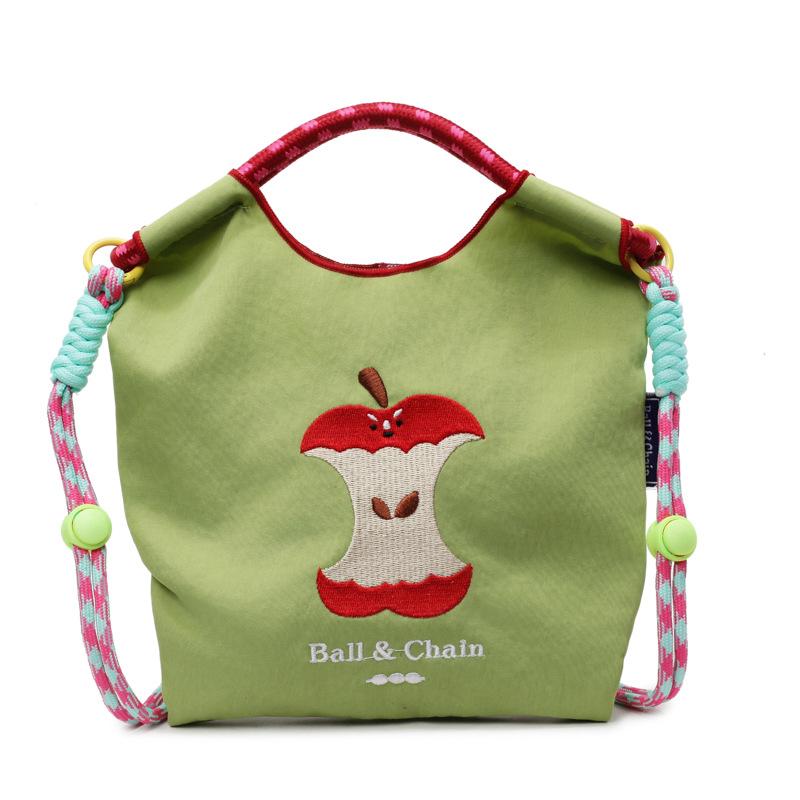 Environmentally friendly cartoon nylon bag, new versatile bucket bag, mobile phone shopping bag, portable shoulder messenger bag.