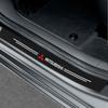 bljm6 4Pcs Leather Carbon Fiber Car Door Edge Sill Protector Strip Stickers For Mitsubishi Lancer Cross Pajero Mirage Attrage Ralliart