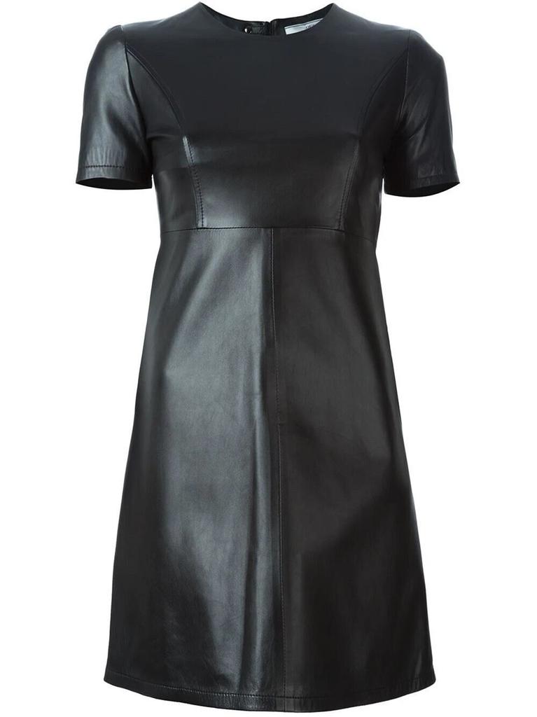 Dress Stylish Black Casual Formal Wear Genuine Lambskin Leather Women's Leather
