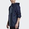 Adidas Casual Training Windbreaker Jacket With Hood Men Outerwear Navy-Blue EB7600