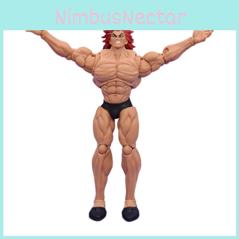 Hanma Baki Pvc Action Figure With Articulated Joints For Collectors And Action Enthusiasts