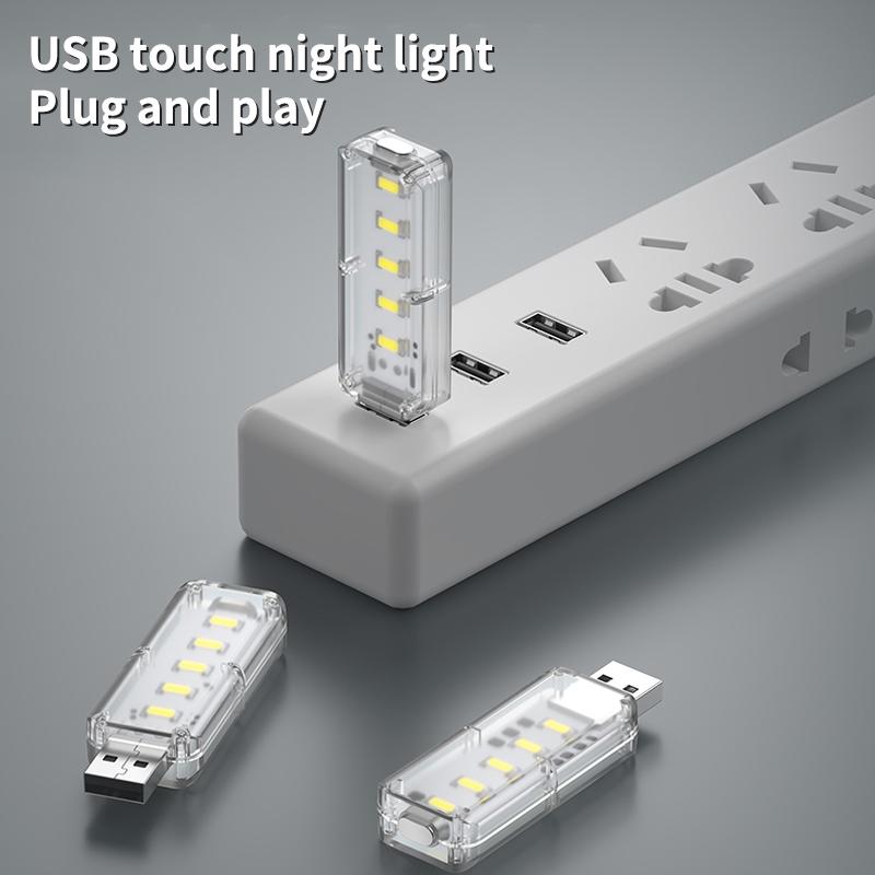 Touch Switch Night Light, Usb Night Light, Usb Lamp, Touch Intelligent Stepless Dimming Night Light, Mini Night Light