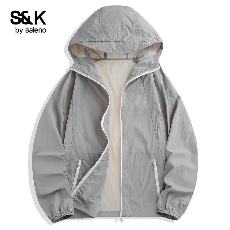 Baleno S&K Men's Lightweight UV Protection Hooded Jacket