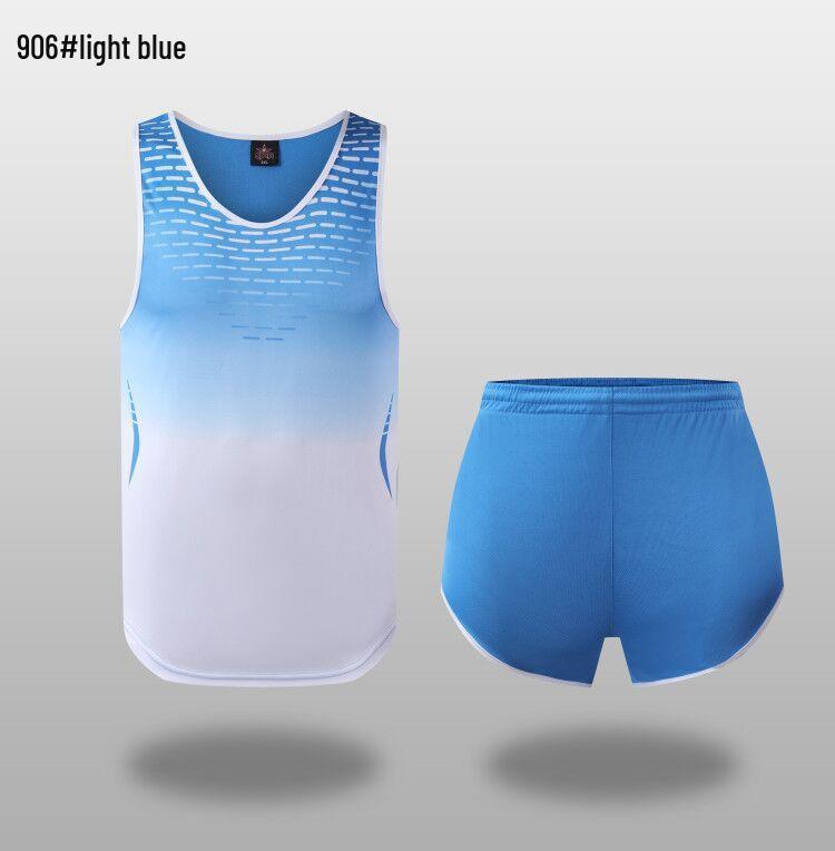Unisex Breathable Sweat-Wicking Track Suit for Running, Racing  High Jump Men s Large
