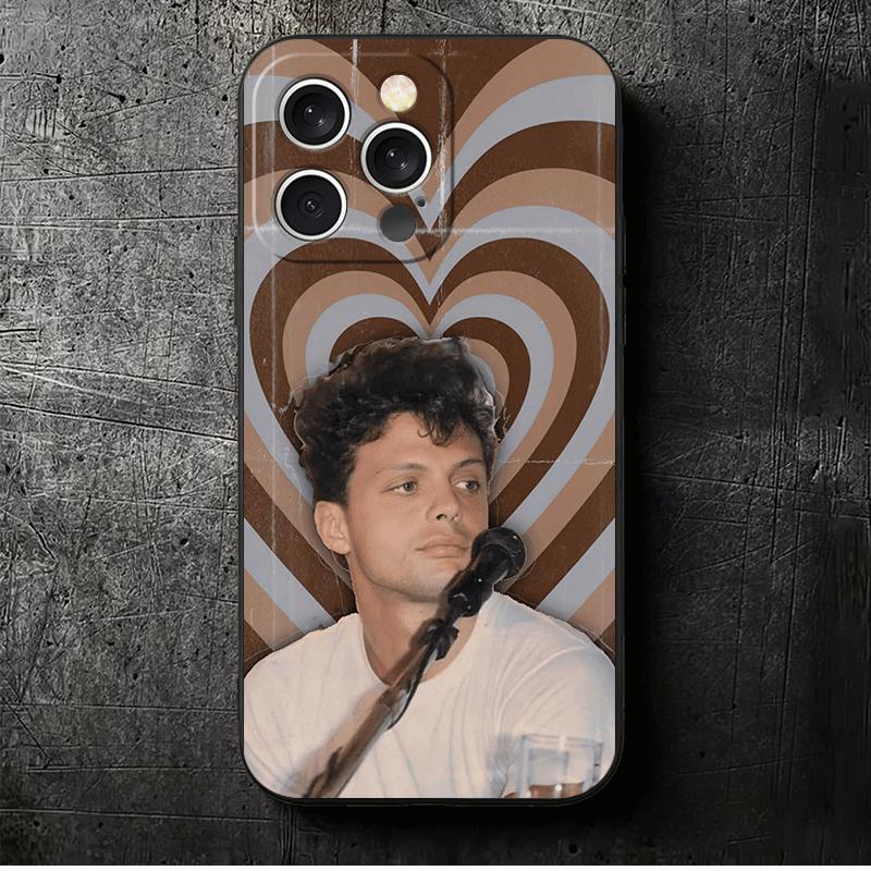 L-Luis M-Miguel Singer Soft Phone Case for iPhone 16 16E 17 Air 15 Pro Max 14 Plus 13 Mini 11 12 7 Black Cover Back Shell