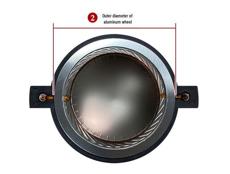 Multi-Core Titanium Diaphragm Round Wire Voice Coil: 34, 36, 51, 63, 72, 75, 99, 100-Core Options