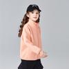 Multi colored soft glutinous fleece jacket for girls in spring and autumn, middle-aged and young children, standing collar warm jacket for children