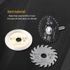 7-Piece High-Speed Steel Circular Saw Blades Set for Wood, Plastic & Small Electric Grinders