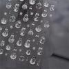 1PCS French Jelly Nail Stickers Dreamy Bubble Meteor Butterfly Star Moon Self Adhesive Stickers For Nail DIY Nail Art Decoration