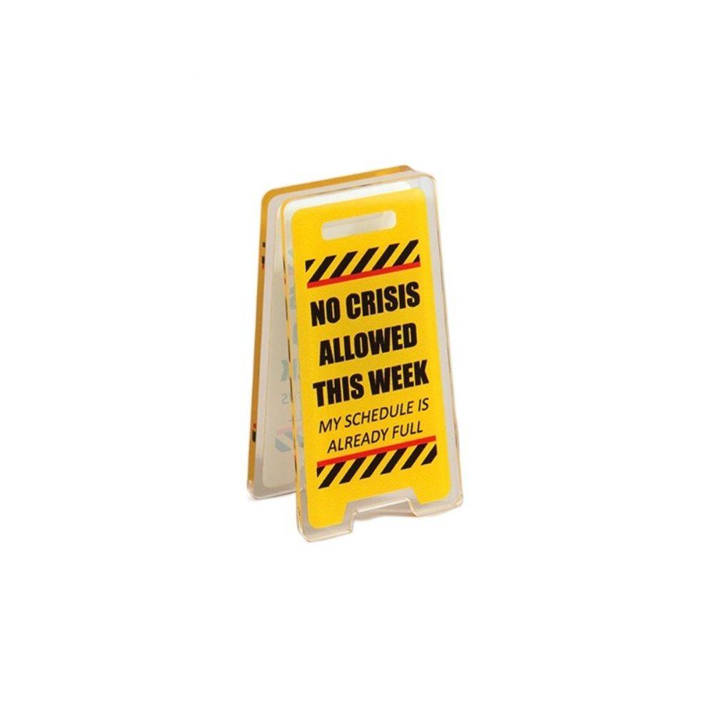 10 PCS I'm Busy Desk Decor Sign Leave Me Alone Desk Accessories Funny Acrylic Desk Sign  Unisex Gift
