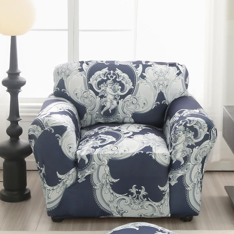 

Чохол на крісло-диван одинарнеdecoration armchair еластичний спандекс для вітальні чохол на диван розтяжний з квітковим принтом Small(90-140cm)